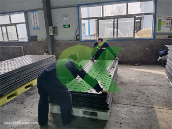 6’X3′ Ground protection mats for apron- China factory 